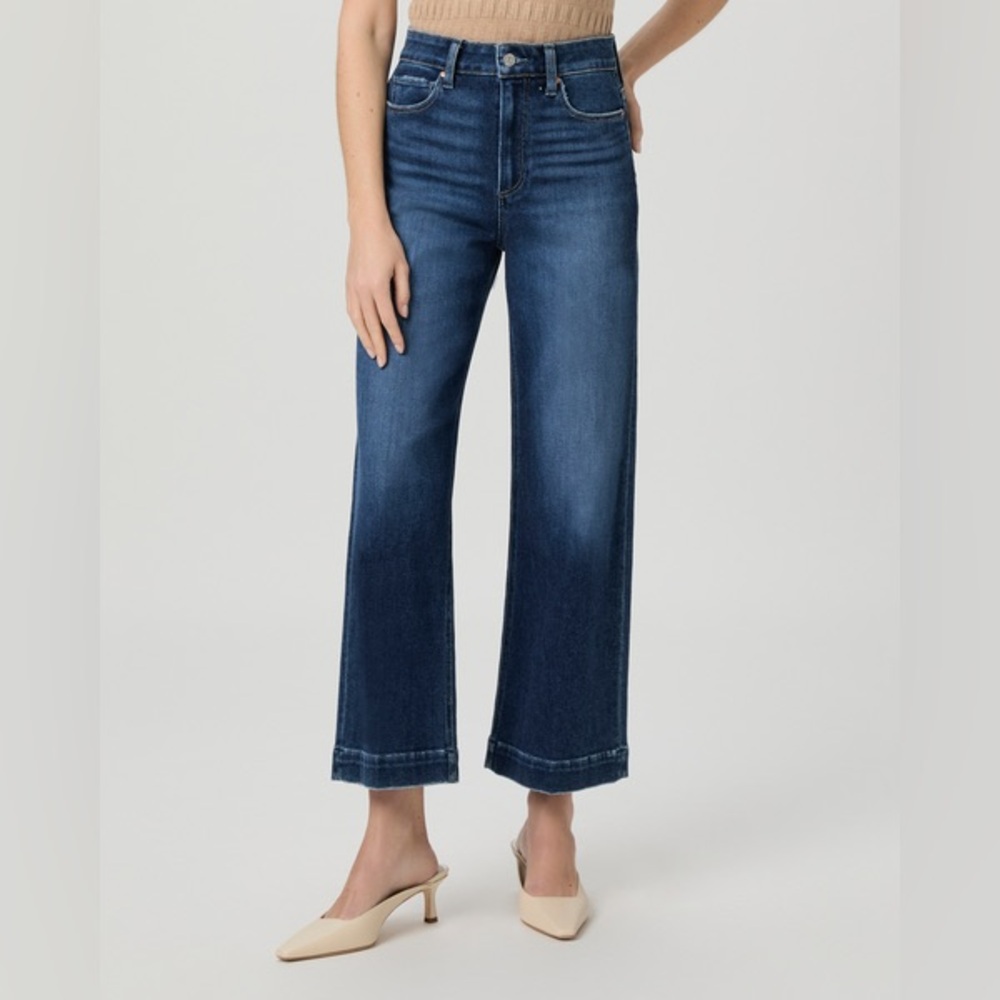 PAIGE Indigo Wide Leg Jeans